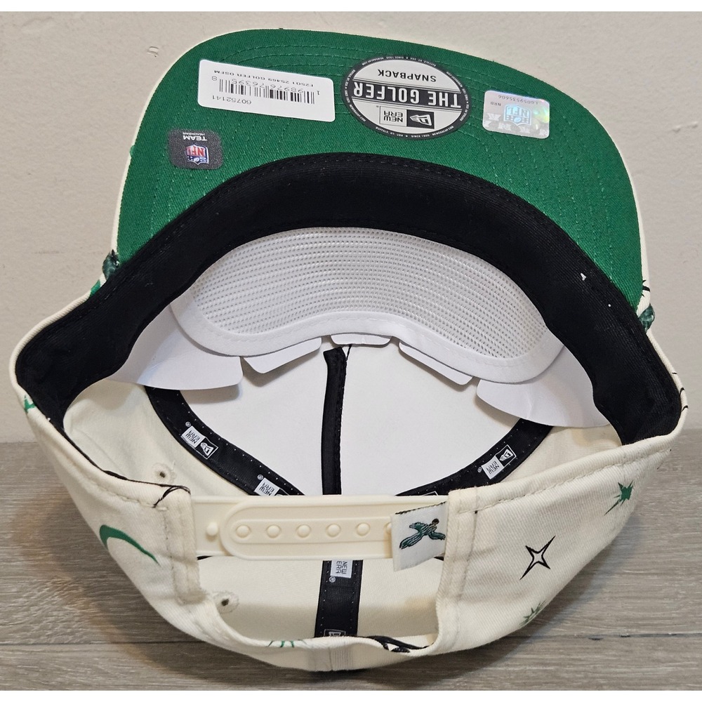 New Era Men's Cream Philadelphia Eagles Celestial Golfer Adjustable Hat - Picture 6 of 8